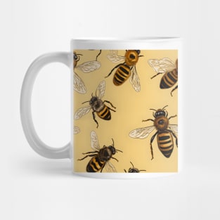 Honeycomb and Bee Pattern 19 Mug